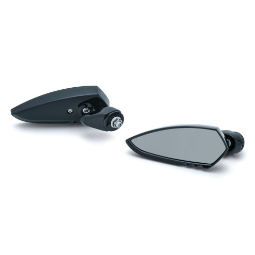 PartzBiz HD: 4412668-Kuryakyn Black Fairing Mounted Scythe Mirrors for Harley Batwing Fairing 96-13 1817