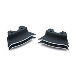 PartzBiz HD KA7186 - Kuryakyn Black Finned Spark Plug Covers for Harley Milwaukee M8 2017 (PR) 7186