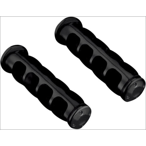 PartzBiz HD: 4412677-Kuryakyn Gloss Black ISO-Grips for 06-15 GL1800 & F6B with Heated Grips | 6383 PartzBiz HD: 4412677-Kuryakyn Gloss Black ISO-Grips for 06-15 GL1800 & F6B with Heated Grips | 6383
