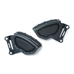 PartzBiz HD KA6539 - Kuryakyn Black Mesh Front Brembo Caliper Covers for Harley Touring & V-Rod | 6539 PartzBiz HD KA6539 - Kuryakyn Black Mesh Front Brembo Caliper Covers for Harley Touring & V-Rod | 6539
