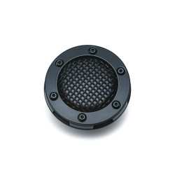 PartzBiz HD KA6549 - Kuryakyn Black Mesh Gas Fuel Cap for Harley FLHR Softail Dyna XL FXR 82-17 | 6549