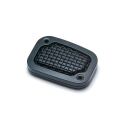 PartzBiz HD KA6533 - Kuryakyn Black Mesh Hydraulic Clutch Master Cylinder Cover for Harley FLH 14-16 | 6533