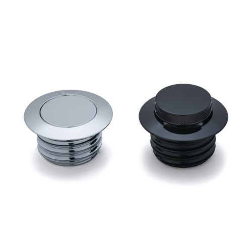 PartzBiz HD: 4412652-Kuryakyn Black Pop Up Non Vented Screw Gas Cap Harley 96-16 Softail FXD XL 7175