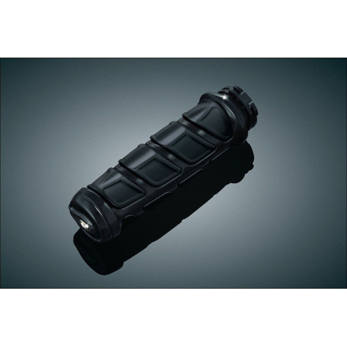 PartzBiz HD: 4412628-Kuryakyn Black & Rubber Kinetic Hand Grips for Kawasaki Suzuki Yamaha & Victory | 6376