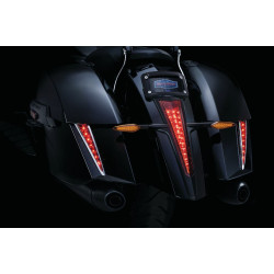 PartzBiz HD KA7679 - Kuryakyn Black Taillight Top Trim Victory Cross Country Cross Roads Hardball 10-15 | 7679
