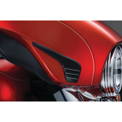 PartzBiz HD KA6972 - Kuryakyn Gloos Black Tri-Line Fairing Accents สำหรับ 14-15 Harley Touring & Trike 6972 PartzBiz HD KA6972 - Kuryakyn Gloos Black Tri-Line Fairing Accents สำหรับ 14-15 Harley Touring & Trike 6972