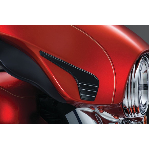 PartzBiz HD: 4412639-Kuryakyn Gloos Black Tri-Line Fairing Accents สำหรับ 14-15 Harley Touring & Trike 6972 PartzBiz HD: 4412639-Kuryakyn Gloos Black Tri-Line Fairing Accents สำหรับ 14-15 Harley Touring & Trike 6972