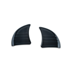 PartzBiz HD KA6979 - Kuryakyn Black Tri Line ฟิลเลอร์กระจกแฟริ่งด้านในปลั๊ก Harley FLHX 14up | 6979