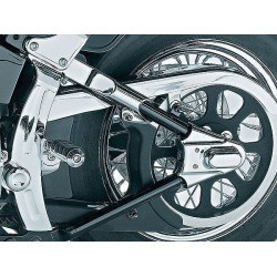 PartzBiz HD KA7851 - Kuryakyn Chrome Boomerang Swingarm Covers 00-07 Harley Softail FXST FLST | 7851