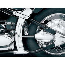 PartzBiz HD KA8236 - Kuryakyn Chrome Boomerang Frame Covers (pr) Fits: V Star 650 | 8236