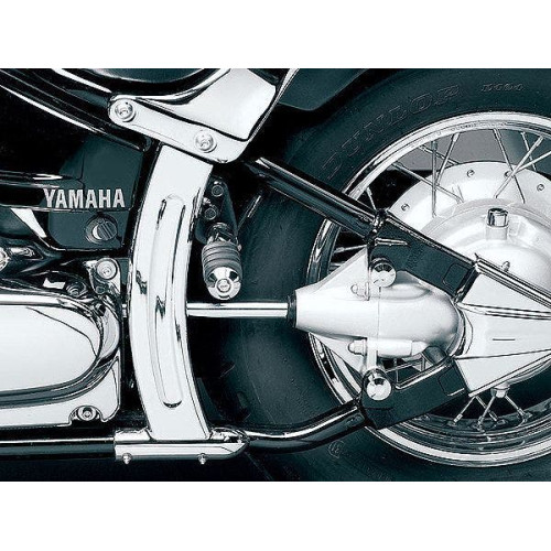 PartzBiz HD: 4412616-ฝาครอบเฟรม Kuryakyn Chrome Boomerang (pr) เหมาะกับ: V Star 650 | 8236