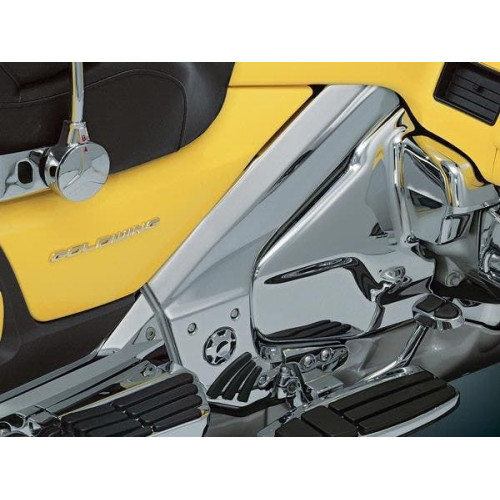 PartzBiz HD: 4412617-Kuryakyn 3911 ฝาครอบเฟรมบูมเมอแรงพร้อมตัวป้องกันรอยขีดข่วน Honda Goldwing 01-17