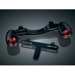 PartzBiz HD KA5405 - Kuryakyn GLOSS Black Bullet Light ไฟเลี้ยวด้านหลังสำหรับ Harley-Davidson FLH FLT 1991-2013 | 5405 PartzBiz HD KA5405 - Kuryakyn GLOSS Black Bullet Light ไฟเลี้ยวด้านหลังสำหรับ Harley-Davidson FLH FLT 1991-2013 | 5405