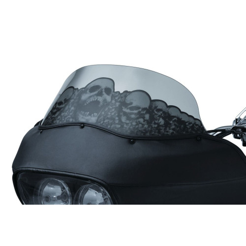 PartzBiz HD: 4412592-Kuryakyn Catacomb 10.5” กระจกบังลมทรงสูง Airmaster Harley Road Glide 98-13 | 1820