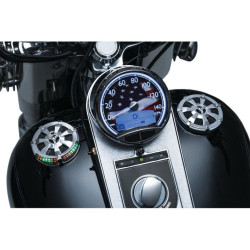 PartzBiz HD KA7382 - Kuryakyn Chrome Alley Cat Vented Screw In Gas Fuel Cap for Harley 96-16 FL FX XL | 7382