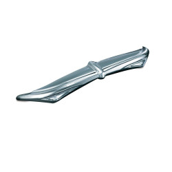 PartzBiz HD KA7796 - Kuryakyn 7796 Chrome Bat Brow Fairing Accent 96-13 สำหรับ Harley FLHT/X Batwing