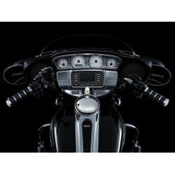 PartzBiz HD KA7283 - Kuryakyn Chrome Batwing Dash แผงสวิตช์ Accent Cover Harley 14-17 7283 PartzBiz HD KA7283 - Kuryakyn Chrome Batwing Dash แผงสวิตช์ Accent Cover Harley 14-17 7283