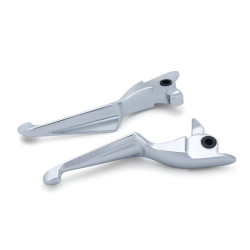 PartzBiz HD KA1986 - Kuryakyn Chrome Boss Blades Brake & Hydraulic Clutch Levers for Harley 2017 | 1986 PartzBiz HD KA1986 - Kuryakyn Chrome Boss Blades Brake & Hydraulic Clutch Levers for Harley 2017 | 1986