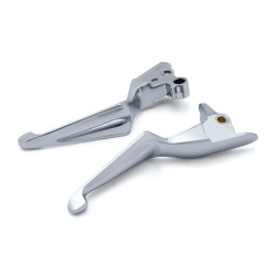PartzBiz HD KA1837 - Kuryakyn Chrome Boss Blades Hand Levers Brake & Clutch for Harley Softail '15-'17 1837 PartzBiz HD KA1837 - Kuryakyn Chrome Boss Blades Hand Levers Brake & Clutch for Harley Softail '15-'17 1837