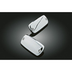 PartzBiz HD KA7800 - Kuryakyn 7800 ฝาครอบกระปุกแม่ปั๊มเบรคแบบโครเมียม (pr) Gold Wing VTX F6B