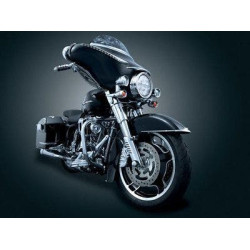 PartzBiz HD KA7789 - Kuryakyn Chrome Caliper Covers for Harley Touring & V-Rod w/ Brembo Calipers