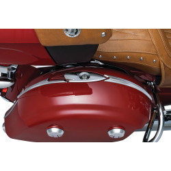 PartzBiz HD KA5670 - Kuryakyn Chrome Classic Saddlebag Top Trim สำหรับ Indian Chieftain RoadMaster | 5670