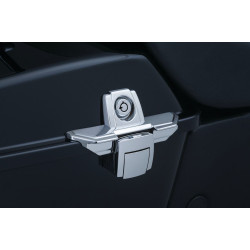 PartzBiz HD KA7160 - Kuryakyn Chrome Compact Tour Pak Lid Easy Grip สำหรับ Harley Tour Pak Pack 06-13 | 7160
