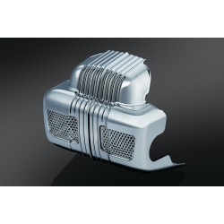 PartzBiz HD KA7677 - Kuryakyn Chrome Coolant Pump Cover For Harley Touring FLH/T Twin Cooled Models | 7677