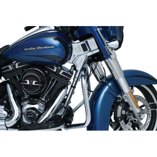 PartzBiz HD: 4412555-ผ้าคลุมคอ Kuryakyn Chrome Deluxe สำหรับ Harley Touring Models 14-16 | 6955