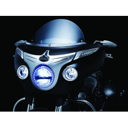 PartzBiz HD KA5621 - Kuryakyn Chrome Fairing Turn Signal Trim for Indian Chieftain 2014 - 5621