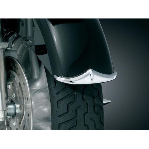 PartzBiz HD: 4412536-Kuryakyn Chrome Front Fender Accent (Leading Edge) (ea) Harley Multi Fit | 8642 PartzBiz HD: 4412536-Kuryakyn Chrome Front Fender Accent (Leading Edge) (ea) Harley Multi Fit | 8642