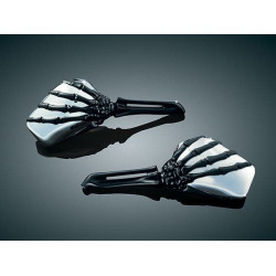 PartzBiz HD KA1764 - Kuryakyn Chrome Head with Black Stem | 1764
