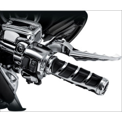 PartzBiz HD KA6352 - Kuryakyn Chrome Kinetic Grips Fits | 6352 PartzBiz HD KA6352 - Kuryakyn Chrome Kinetic Grips Fits | 6352