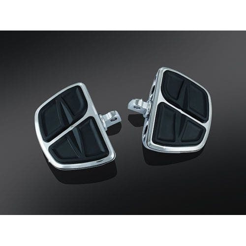 PartzBiz HD: 4412515-Kuryakyn Chrome Kinetic Mini Boards พร้อมอะแดปเตอร์เมาท์ตัวผู้ Harley Goldwing