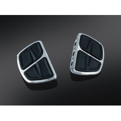 PartzBiz HD KA7611 - Kuryakyn Chrome Kinetic Mini Boards ที่ไม่มีอะแดปเตอร์ Universal Fitment PartzBiz HD KA7611 - Kuryakyn Chrome Kinetic Mini Boards ที่ไม่มีอะแดปเตอร์ Universal Fitment
