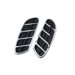 PartzBiz HD KA4396 - เม็ดมีดปูพื้น Kuryakyn Chrome Kinetic Swept Wing (pr) | 4396 PartzBiz HD KA4396 - เม็ดมีดปูพื้น Kuryakyn Chrome Kinetic Swept Wing (pr) | 4396