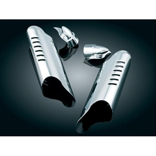 PartzBiz HD: 4412489-Kuryakyn Chrome Deflector Shields สำหรับ Harley Touring 84-99 FLH | 7213 PartzBiz HD: 4412489-Kuryakyn Chrome Deflector Shields สำหรับ Harley Touring 84-99 FLH | 7213