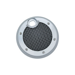 PartzBiz HD KA6982 - Kuryakyn Chrome Mesh Grill Fuel Gas Door Cover for Harley Touring 08-17 Exc CVO | 6982