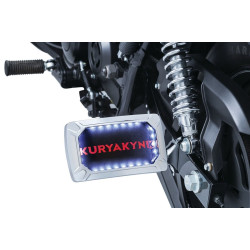 PartzBiz HD KA3192 - Kuryakyn Chrome Nova Horizonal ที่ยึดป้ายทะเบียนด้านข้าง Harley / Metric | 3192 PartzBiz HD KA3192 - Kuryakyn Chrome Nova Horizonal ที่ยึดป้ายทะเบียนด้านข้าง Harley / Metric | 3192