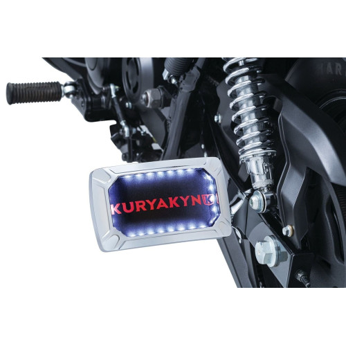 PartzBiz HD: 4412465-Kuryakyn Chrome Nova Horizonal ที่ยึดป้ายทะเบียนด้านข้าง Harley / Metric | 3192 PartzBiz HD: 4412465-Kuryakyn Chrome Nova Horizonal ที่ยึดป้ายทะเบียนด้านข้าง Harley / Metric | 3192