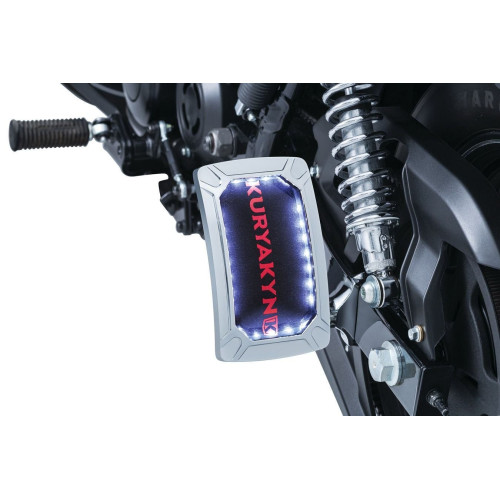 PartzBiz HD: 4412466-Kuryakyn Chrome Nova ที่วางป้ายทะเบียนแนวตั้งด้านข้าง Harley / Metric | 3190