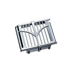 PartzBiz HD KA5640 - Kuryakyn 5640 Chrome Oil Cooler Cover Indian '14-'18 Models (except Scout Models)