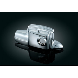 PartzBiz HD KA8653 - Kuryakyn Chrome Rear Brake Master Cylinder Cover for Harley 08-up Touring | 8653 PartzBiz HD KA8653 - Kuryakyn Chrome Rear Brake Master Cylinder Cover for Harley 08-up Touring | 8653