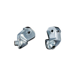 PartzBiz HD KA8807 - Kuryakyn Chrome Rear Splined Peg Mounts สำหรับ Honda Goldwing