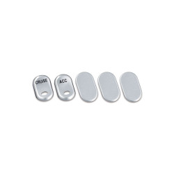 PartzBiz HD KA7233 - Kuryakyn Chrome Rocker Switch Covers FLHX/FLHXSE/FLTRX | 7233