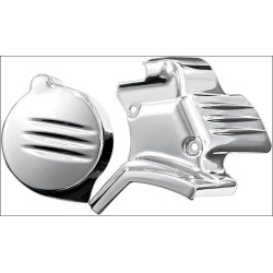 PartzBiz HD KA8638 - Kuryakyn Chrome Starter Cover Harley Touring FLH/T CVO Screamin Eagle '07-'16