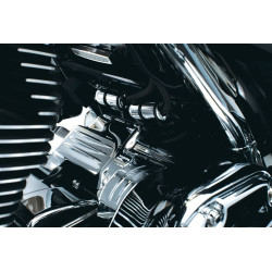 PartzBiz HD KA7779 - Kuryakyn Chrome Starter Mount Cover for Harley FLH/T Touring 09-15 7779