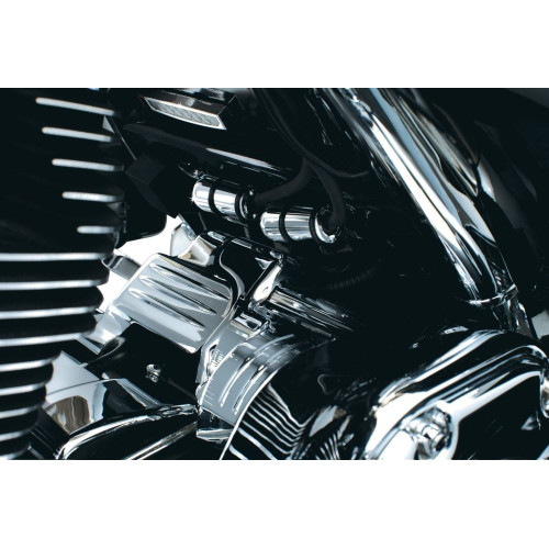 PartzBiz HD: 4412406-Kuryakyn Chrome Starter Mount Cover for Harley FLH/T Touring 09-15 7779 PartzBiz HD: 4412406-Kuryakyn Chrome Starter Mount Cover for Harley FLH/T Touring 09-15 7779