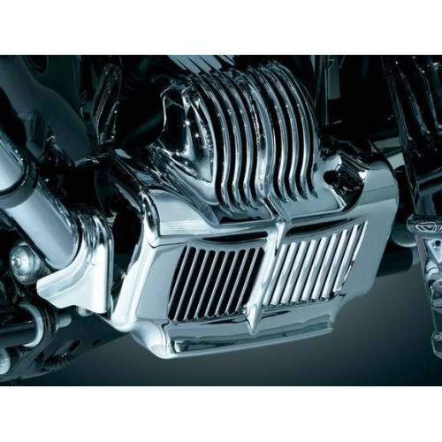 PartzBiz HD: 4412409-ฝาปิดออยคูลเลอร์ Kuryakyn Chrome Stock สำหรับ 11-15 รุ่น Touring | 7784