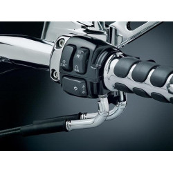 PartzBiz HD KA2027 - Kuryakyn 2027 Chrome Dual Throttle & Idle Cable Covers Harley 82-13